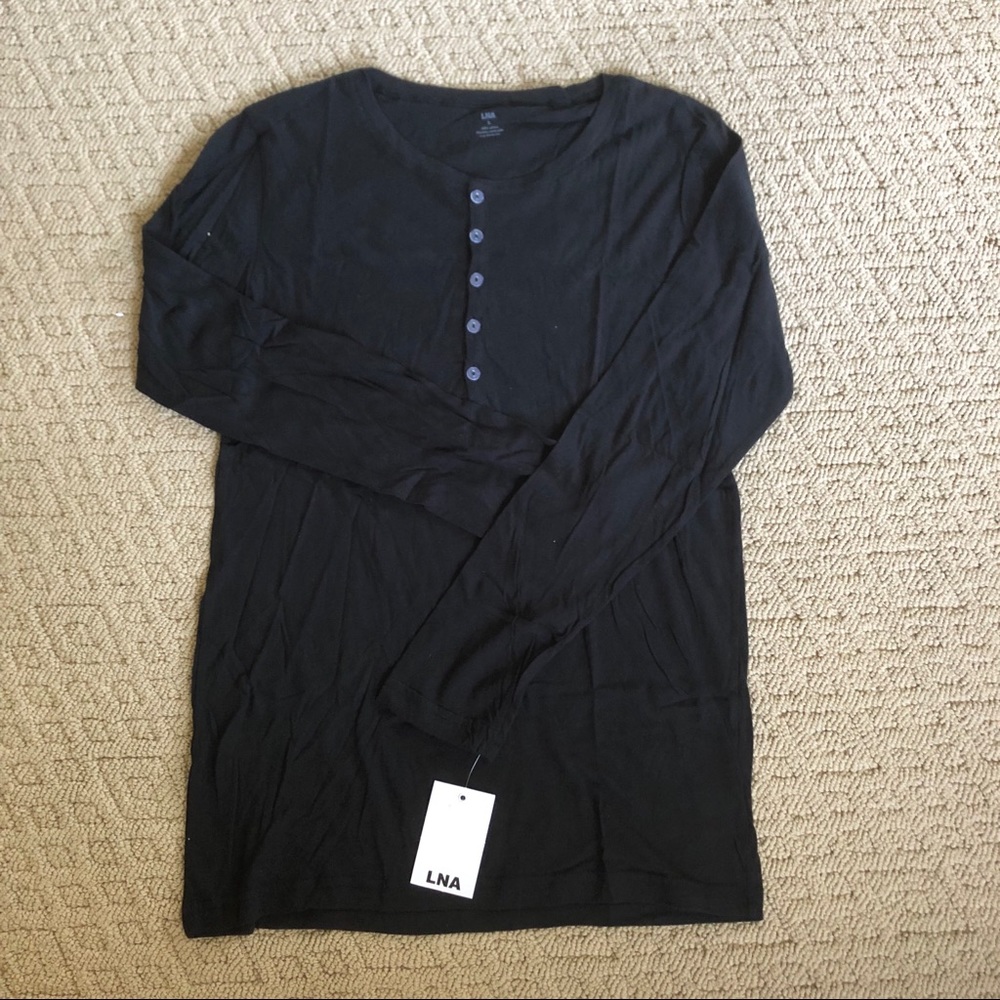 NWT LNA Lightweight Long-Sleeve